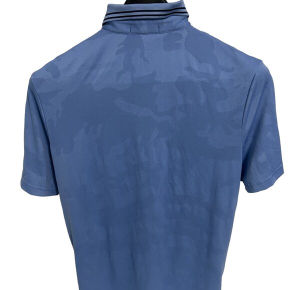 Ralph Lauren RLX Polo Shirt Mens Large Blue Short Sleeve Embroidered Logo - Picture 6 of 6